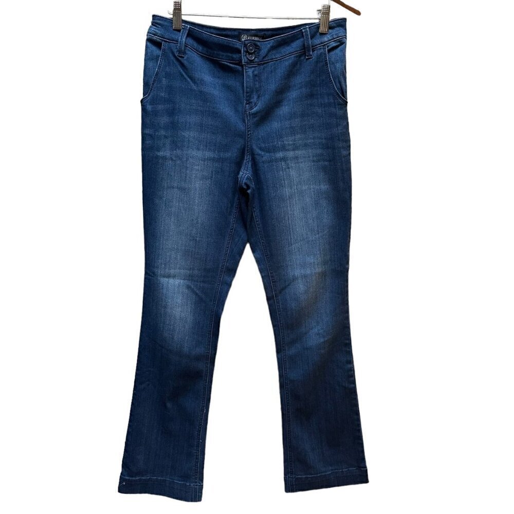 Versona Denim Jeans Wide Leg Stretch Women's Size 8 Modern